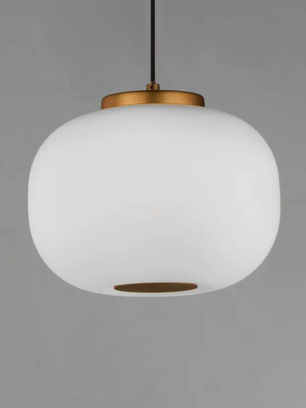 Soji Single Pendant in Black & Gold - Image 4