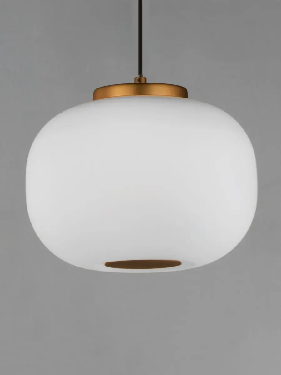 Soji Single Pendant in Black & Gold - Image 4