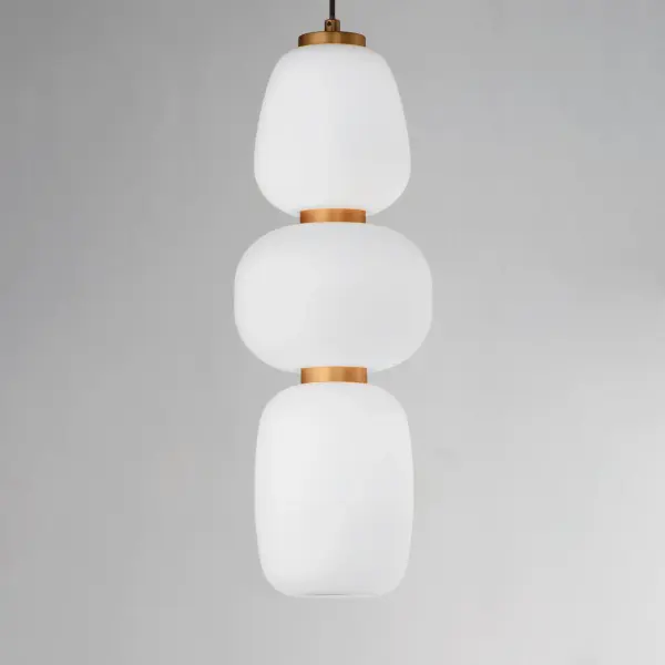 Soji Single Pendant in Black and Gold - Image 4