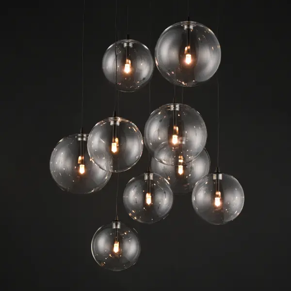 Global 9-Light LED Multi-Tier Chandelier - Image 3
