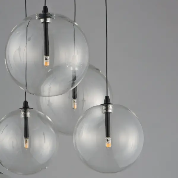 Global 9-Light LED Multi-Tier Chandelier - Image 4