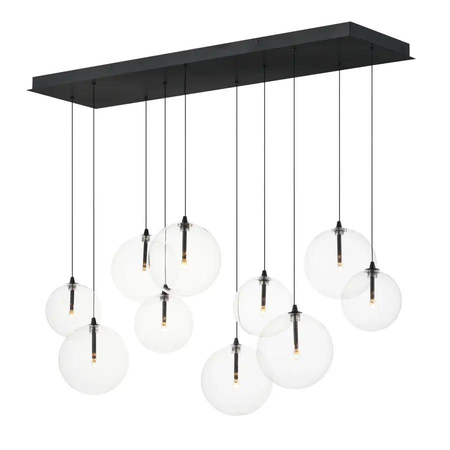 Global 10-Light LED Multi-Light Pendant - Image 1