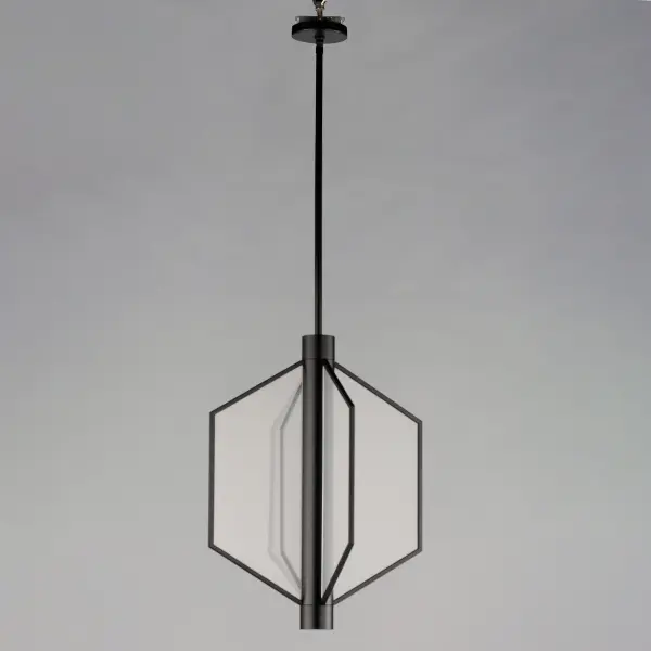Telstar Single LED Pendant in Matte Black - Image 2