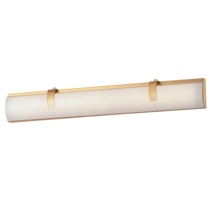 Clutch 30" LED Bath Vanity in Gold - Image 1