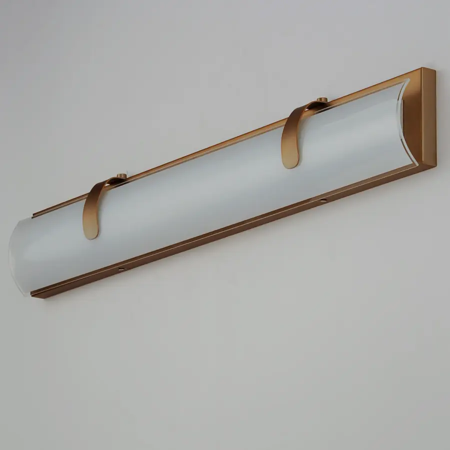 Clutch 30" LED Bath Vanity in Gold - Image 2