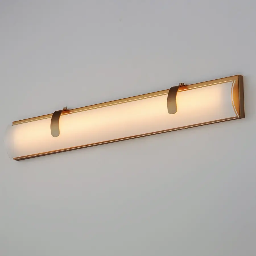 Clutch 30" LED Bath Vanity in Gold - Image 3