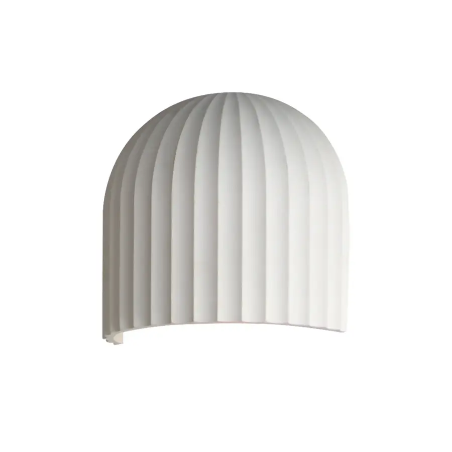 Basilica 1-Light LED Wall Sconce in Chalk White - Image 1