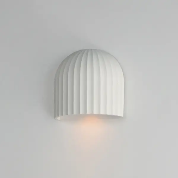 Basilica 1-Light LED Wall Sconce in Chalk White - Image 3