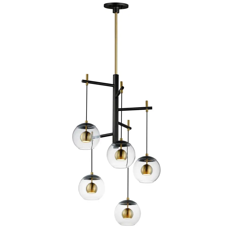 Nucleus 5-Light LED Multi-Light Pendant - Image 1