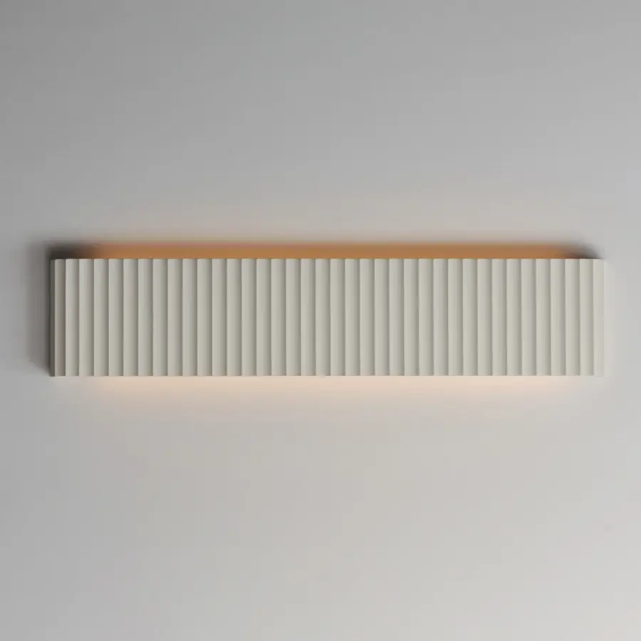 Modern Architectural Lighting with Fluted Concrete Design - Image 3