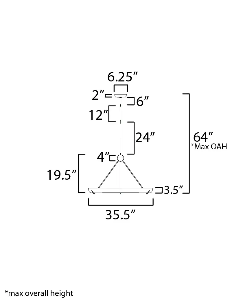 Geist 36" LED Ring Pendant - Image 5