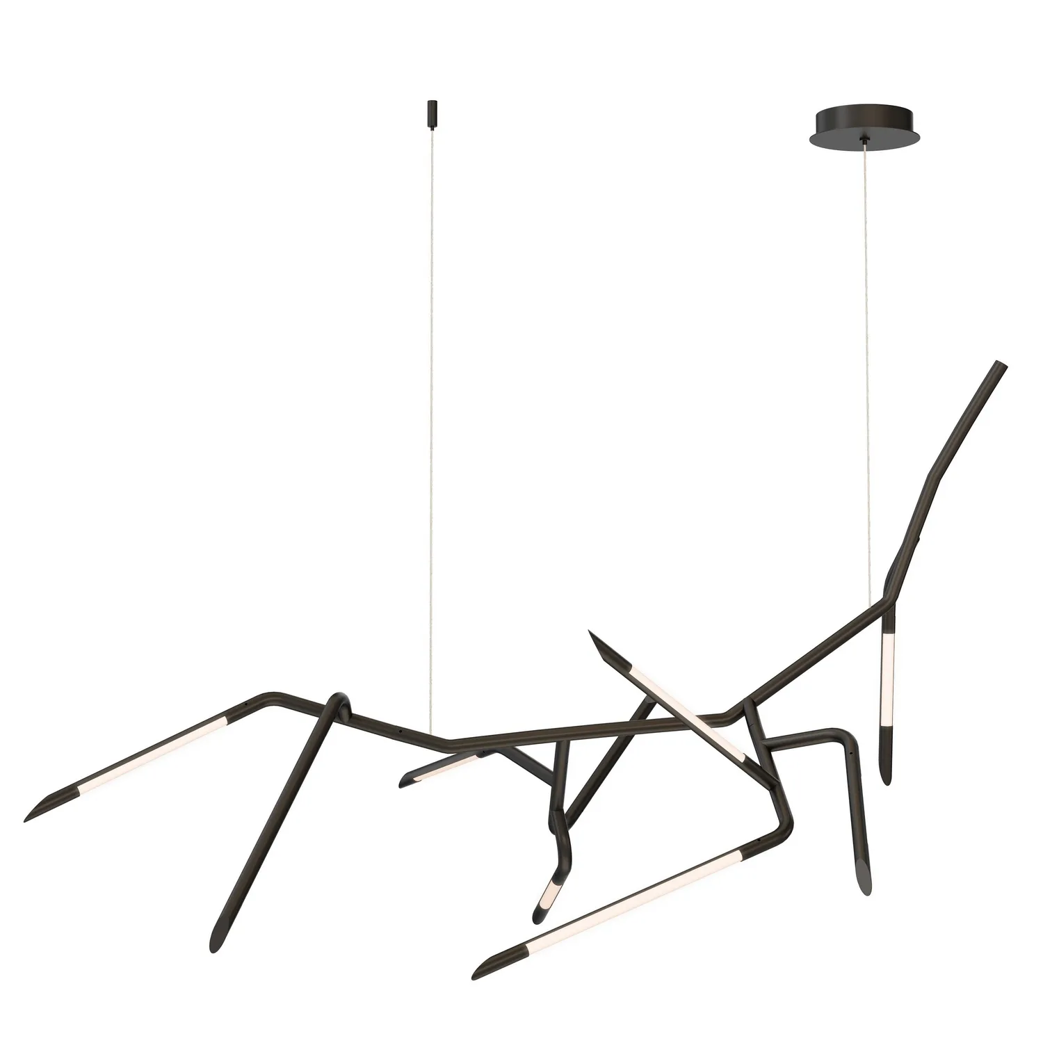 Scion LED Pendant in Black