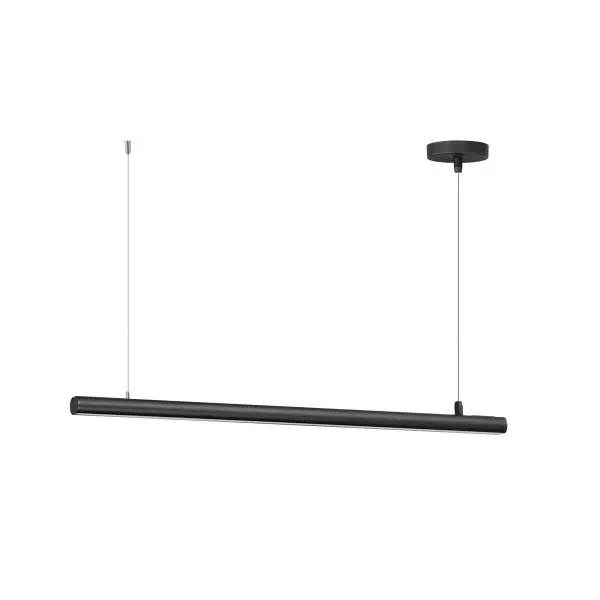 The Continuum Linear Pendant delivers streamlined modern lighting with its ultra-slim 1" diameter aluminum housing and nearly invisible support cables. Engineered for modular connectivity, it offers creative flexibility for both residential and commercial spaces.