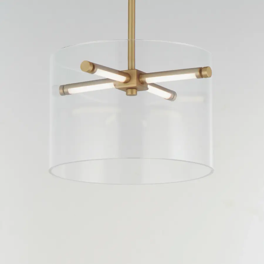 Polo 12" LED Pendant in Gold - Image 3