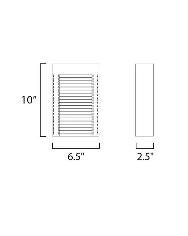 Alcove Small LED Outdoor Wall Sconce - Image 5