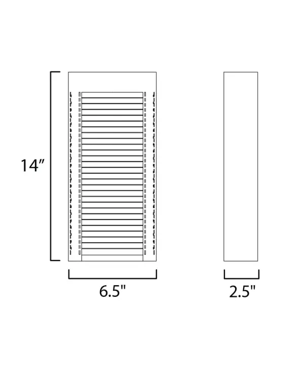 Alcove Medium LED Outdoor Wall Sconce - Image 5