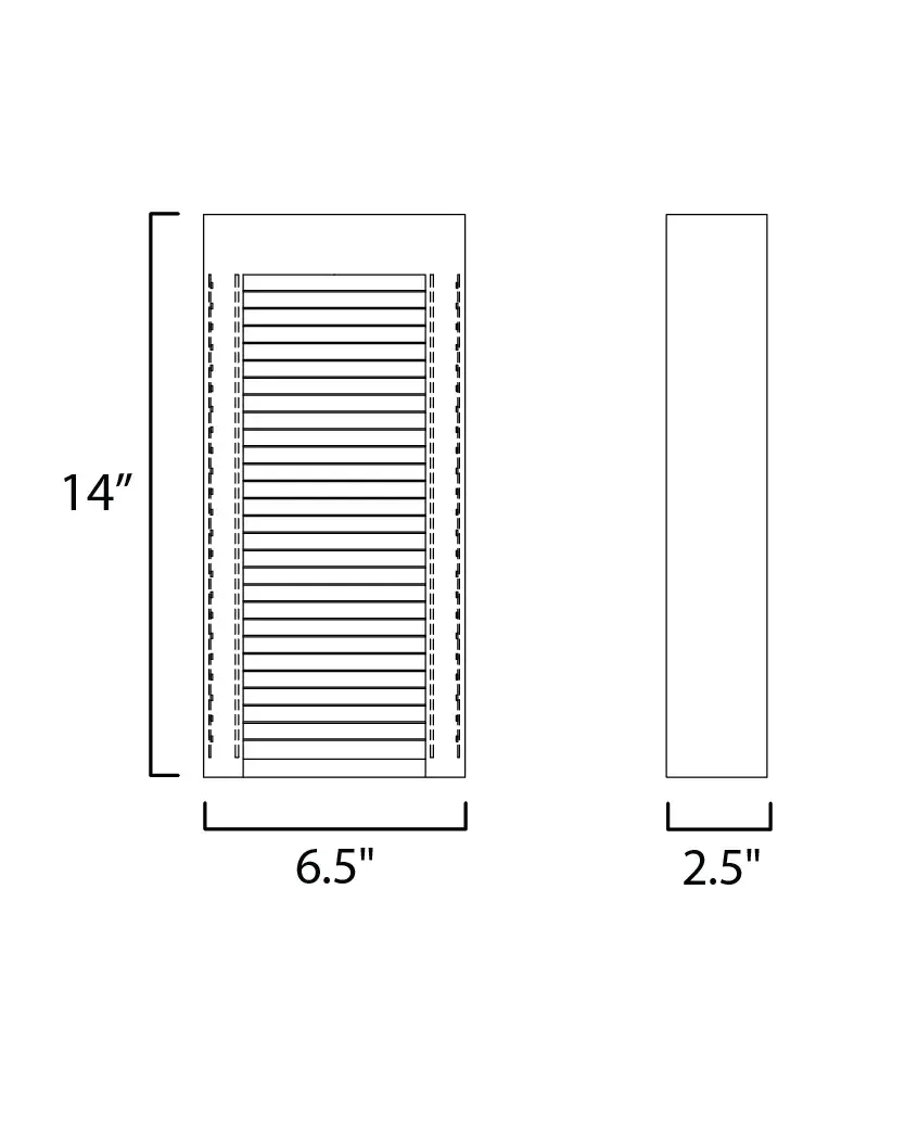 Alcove Medium LED Outdoor Wall Sconce - Image 5