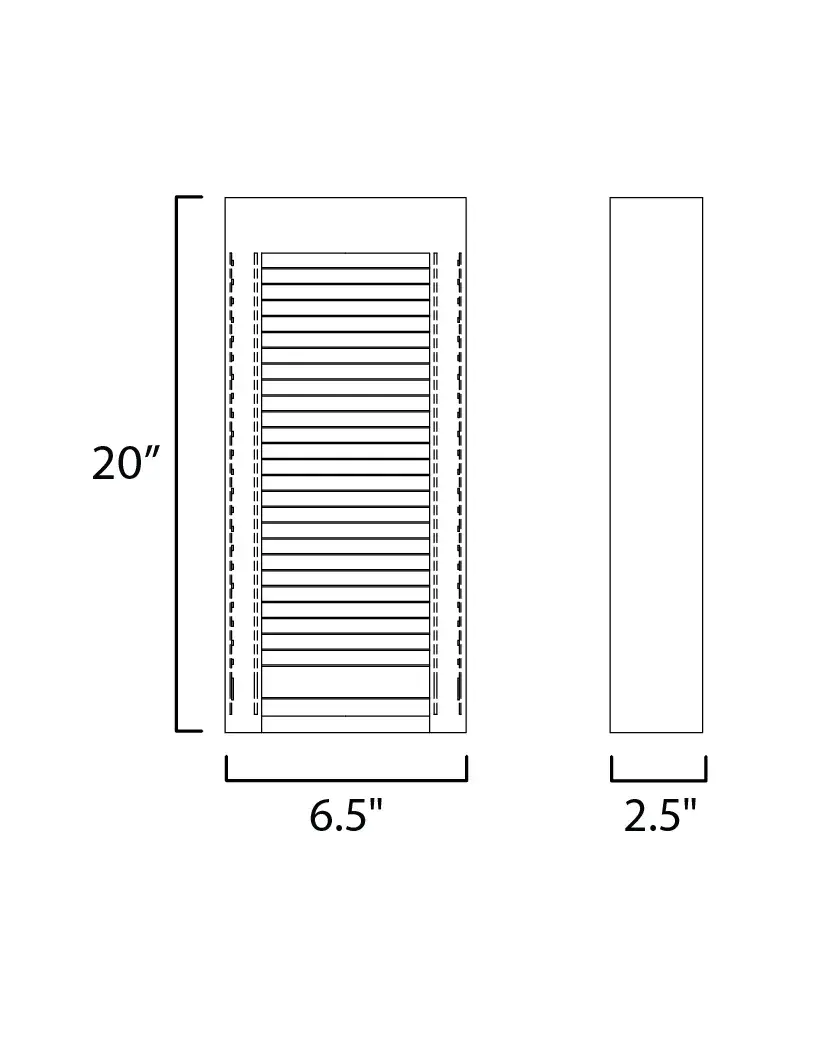 Alcove Large LED Outdoor Wall Sconce - Image 5