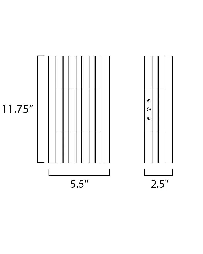 Rampart Medium LED Outdoor Wall Sconce - Image 5