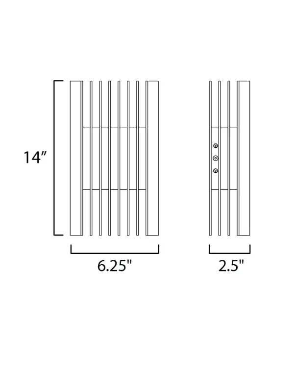 Rampart Large LED Outdoor Wall Sconce - Image 5