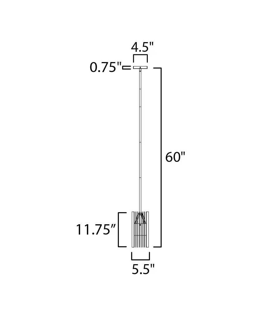 Rampart LED Outdoor Pendant - Image 5