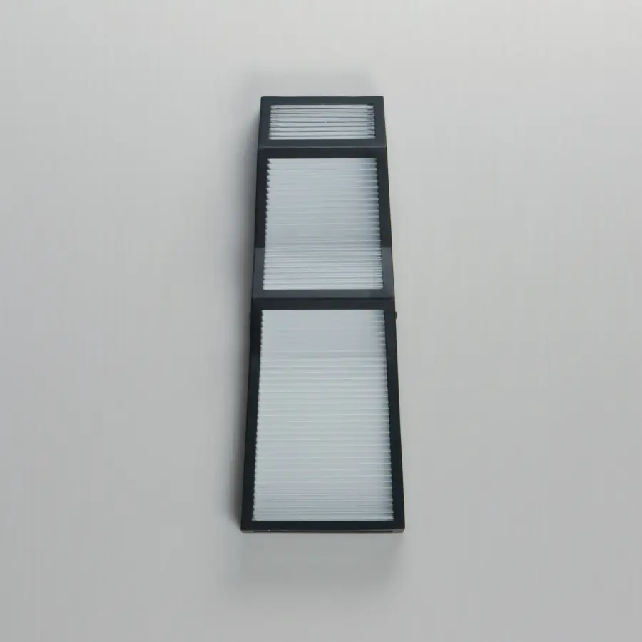 ADA-Compliant Modern LED Sconce with Striking Ribbed Glass Design - Image 2