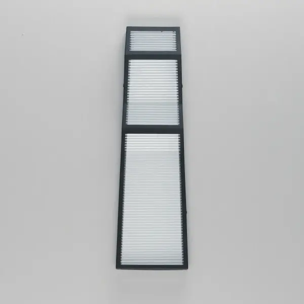 ADA-Compliant Modern LED Sconce with Striking Ribbed Glass Design - Image 2