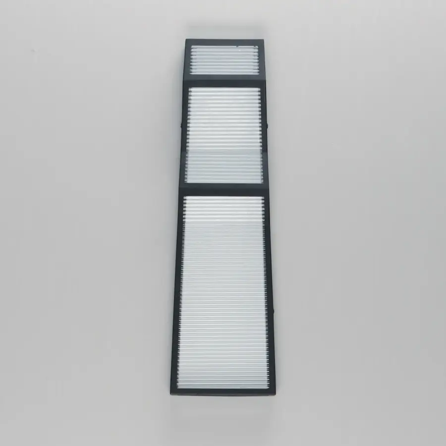 ADA-Compliant Modern LED Sconce with Striking Ribbed Glass Design - Image 2