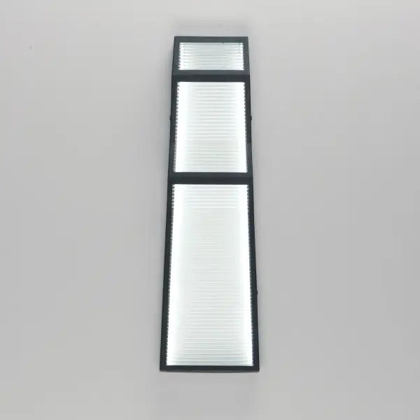 ADA-Compliant Modern LED Sconce with Striking Ribbed Glass Design - Image 3