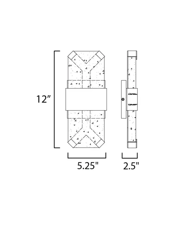 Rune LED Outdoor Wall Sconce - Small - Image 5