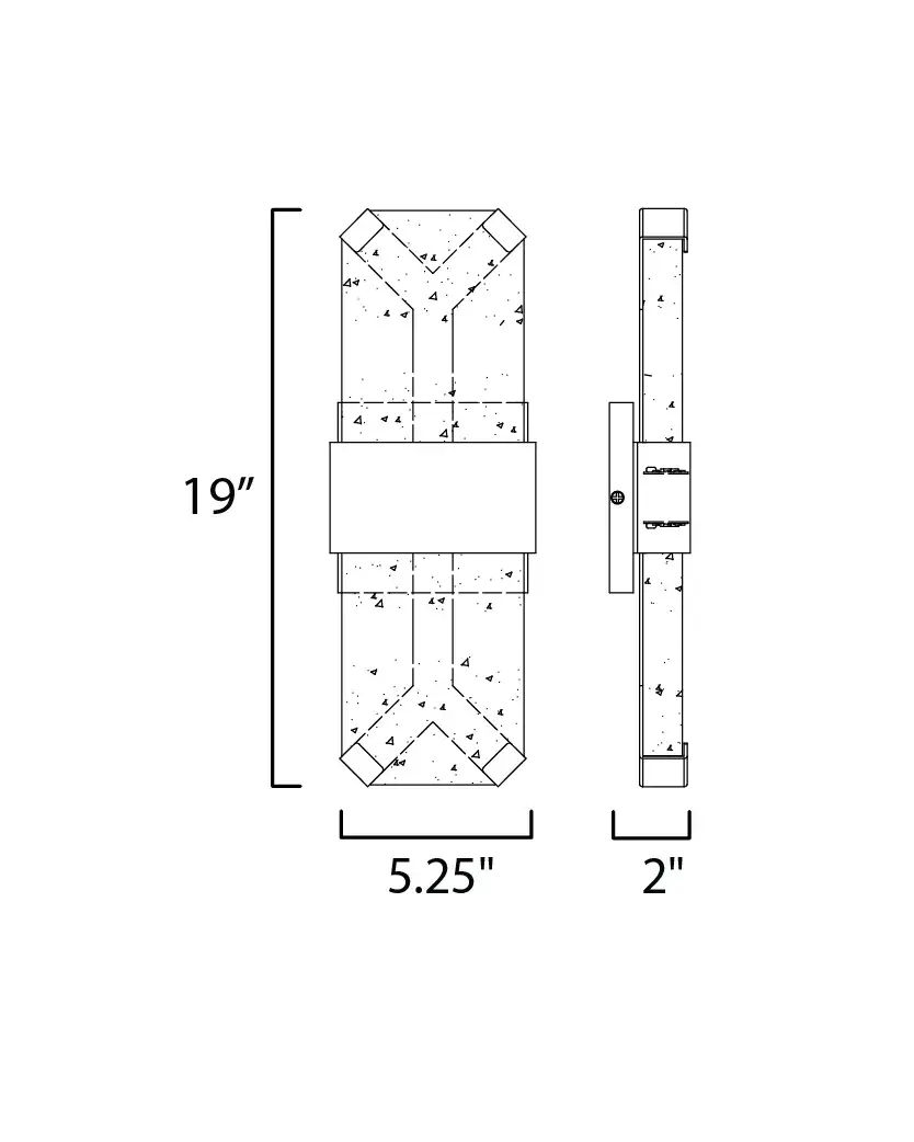Rune Large LED Outdoor Wall Sconce - Image 5