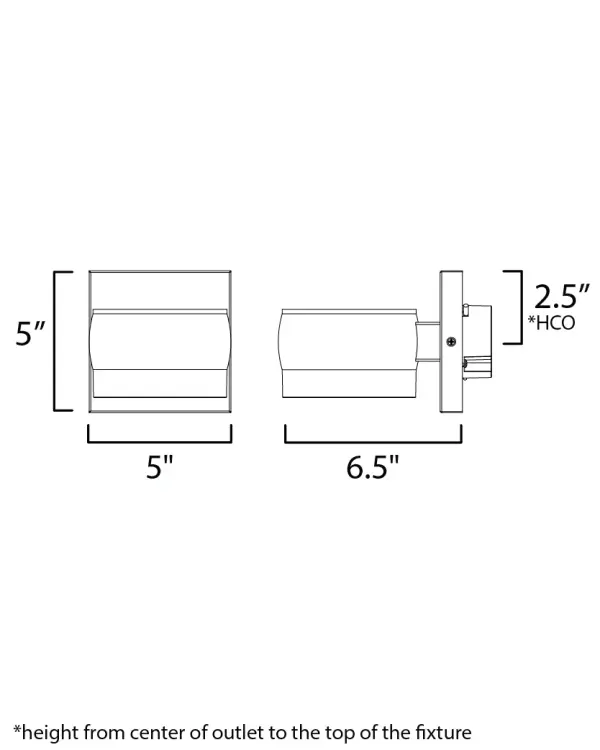 Modular Can 1-Light LED Outdoor Wall Sconce - Image 5