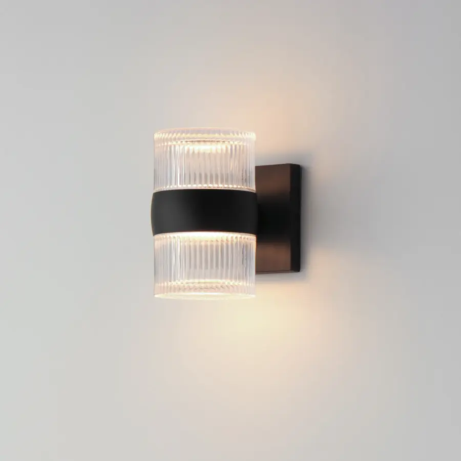 Modular 2-Light LED Outdoor Wall Sconce - Image 4