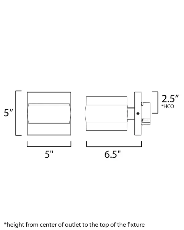 Modular Can 2-Light LED Outdoor Wall Sconce - Image 5