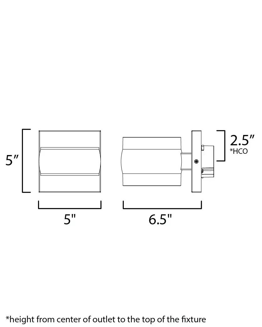 Modular Can 2-Light LED Outdoor Wall Sconce - Image 5