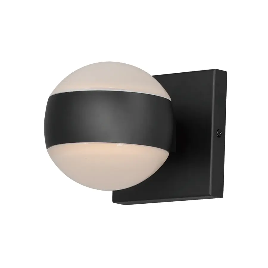 Modular Globe 2-Light LED Outdoor Wall Sconce - Image 1