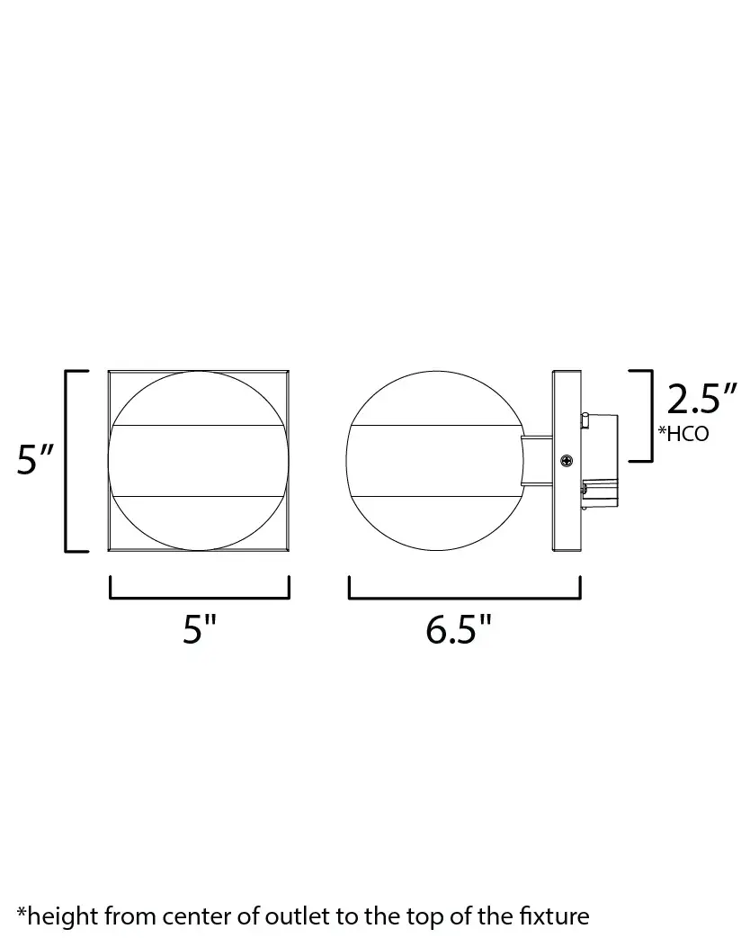 Modular Globe 2-Light LED Outdoor Wall Sconce - Image 5