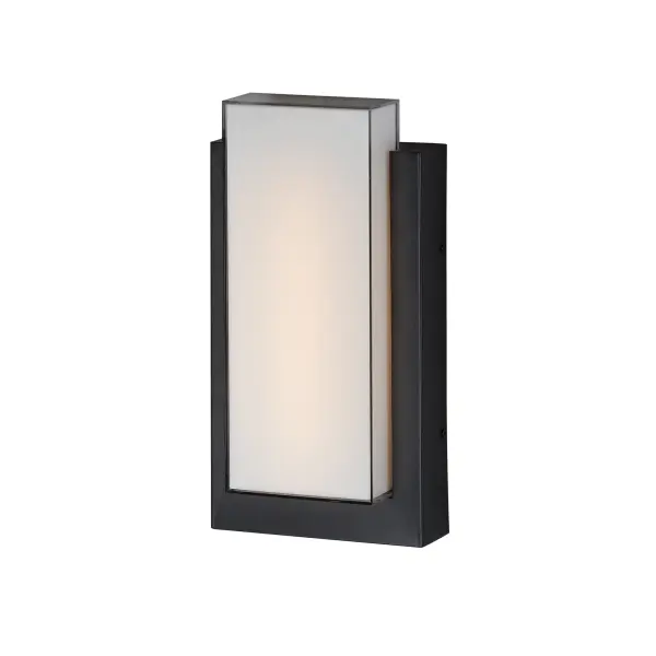 The Tower LED outdoor wall sconce delivers 1170 lumens of warm, evenly distributed light through a precision-crafted acrylic box. Its contemporary design and durable powder-coated aluminum construction make it ideal for security and ambiance.