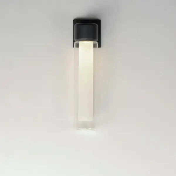 Dram Medium LED Outdoor Wall Sconce in Black - Image 3