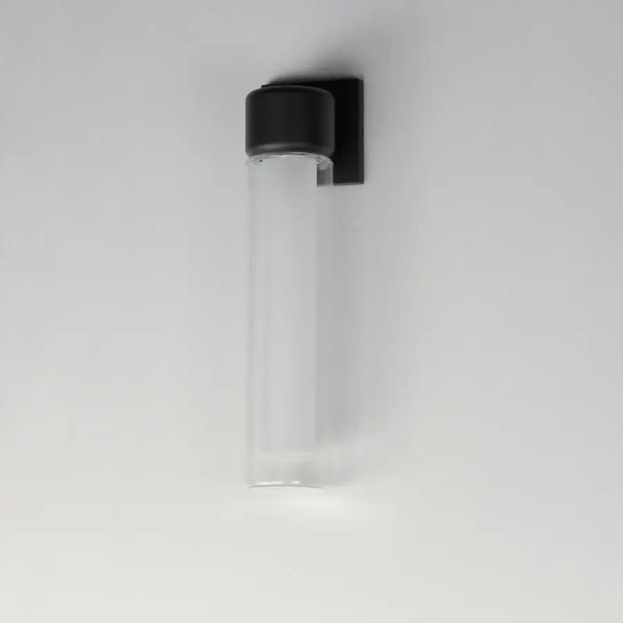 Dram Medium LED Outdoor Wall Sconce in Black - Image 4