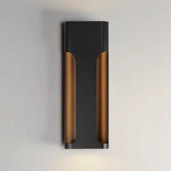 Maglev 18" LED Outdoor Wall Sconce in Black - Image 3