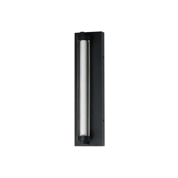The Fuse Outdoor sconce combines contemporary design with practical functionality. Its layered glass construction creates ambient lighting while the slim 4-inch profile ensures ADA compliance for versatile indoor-outdoor use.