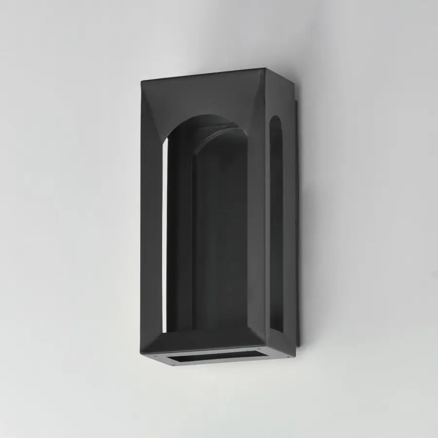 Brasilia LED Outdoor Wall Sconce in Matte Black - Image 4