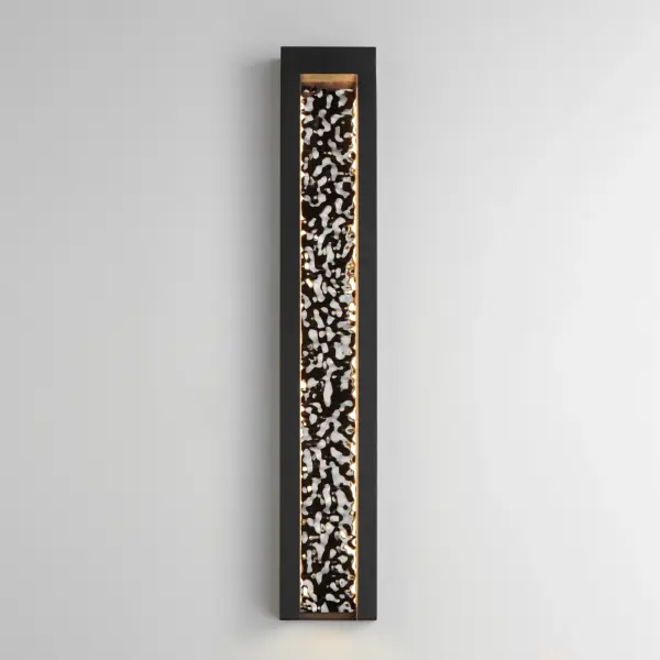 Liquid 30" LED Outdoor Wall Sconce in Black - Image 3