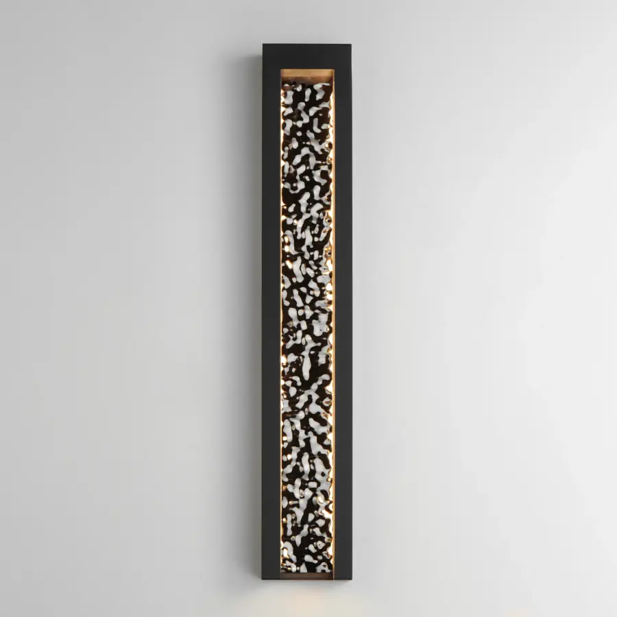 Liquid 30" LED Outdoor Wall Sconce in Black - Image 3