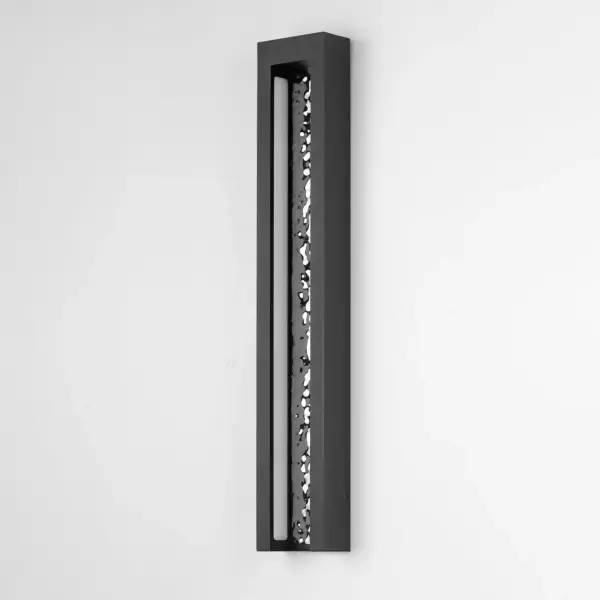 Liquid 30" LED Outdoor Wall Sconce in Black - Image 4