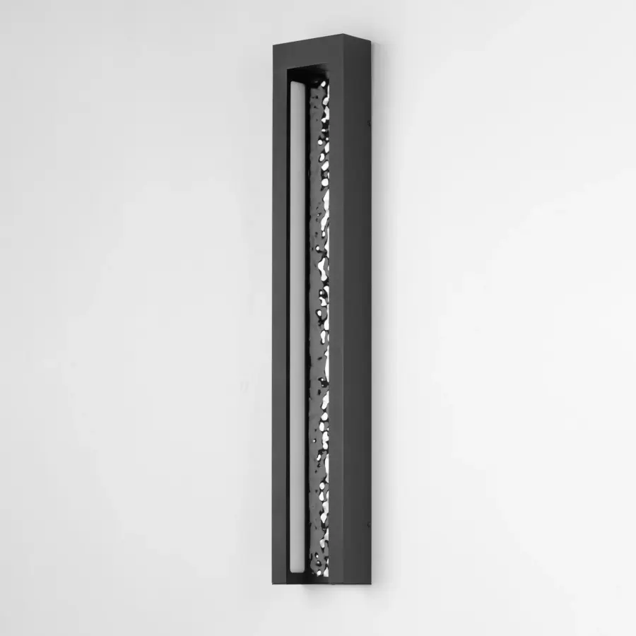 Liquid 30" LED Outdoor Wall Sconce in Black - Image 4