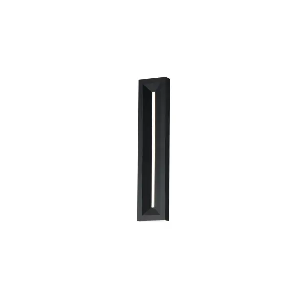 Collection: Fosso Finish: Black Width: 5.00" Height: 23.50" Weight: 1.10 lb Extension from Wall: 1.50" Wire: 8" Bulbs Included Number of Bulbs: 1 Maximum Wattage: 20.00 W Bulb Base: PCB Integrated Light Source: LED Light Output: 880.00 lm Color Temperature: 2200 K CRI: 90 Voltage: 120.00 V Material: Aluminum, Glass Safety Listing: cETLus LED Manufacturer Warranty: 2 Spec Sheet