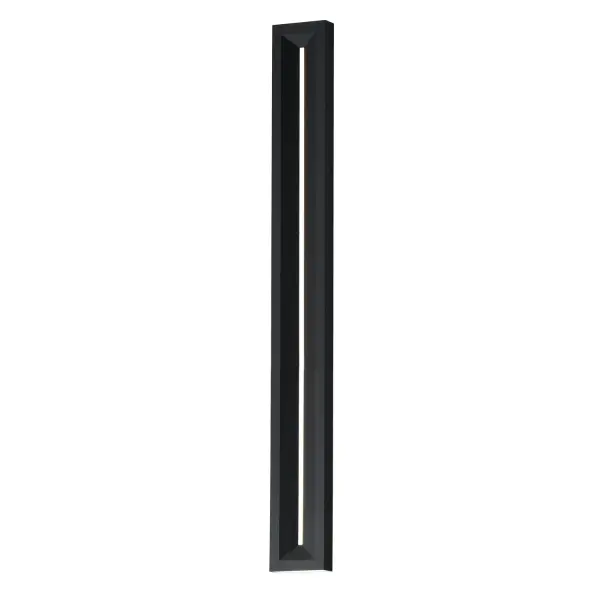Collection: Fosso Finish: Black Width: 5.00" Height: 47.25" Weight: 1.10 lb Extension from Wall: 1.50" Wire: 8" Bulbs Included Number of Bulbs: 1 Maximum Wattage: 40.00 W Bulb Base: PCB Integrated Light Source: LED Light Output: 1400.00 lm Color Temperature: 2200 K CRI: 90 Voltage: 120.00 V Material: Aluminum, Glass Safety Listing: cETLus LED Manufacturer Warranty: 2 Spec Sheet