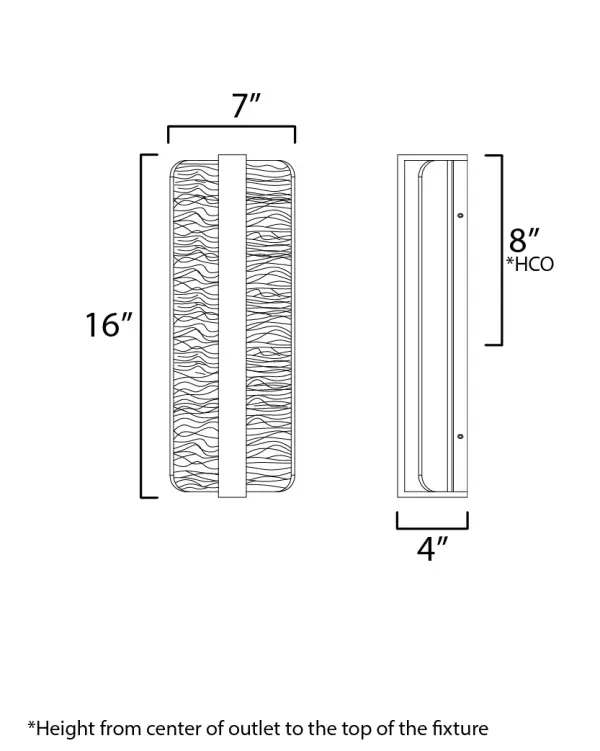 Terra 16" LED Outdoor Wall Sconce - Image 5